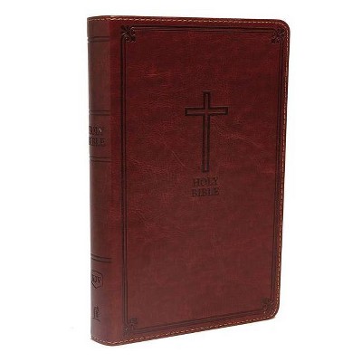 KJV, Deluxe Gift Bible, Imitation Leather, Red, Red Letter Edition - by  Thomas Nelson (Leather Bound)