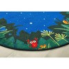 Carpets for Kids Peaceful Tropical Night Classroom Rug, Oval - 2 of 4