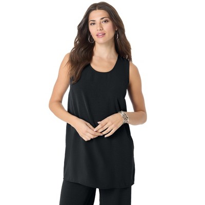 Roaman's Women's Plus Size Scoopneck Tank