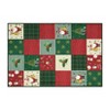 Acekool Holiday Plush Doormat - Reversible Indoor/Outdoor Christmas Rug with Festive Pattern - 3 of 4