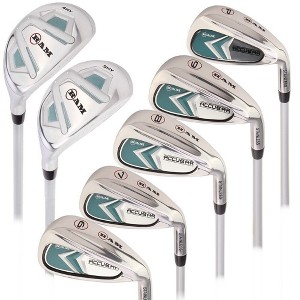 Ram Golf Accubar Ladies Right Hand Petite Graphite Iron Set 6-PW-HYBRID INCLUDED - 1 of 4