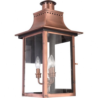 Quoizel Lighting Chalmers 3 - Light Sconce in  Aged Copper