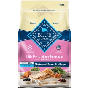 Blue Buffalo Life Protection Formula Natural Adult Small Breed Dry Dog Food, Chicken and Brown Rice - 1 of 4