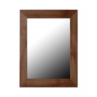 Home Basics Wall Mirror, Mahogany