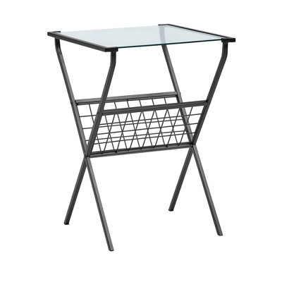 target metal side table