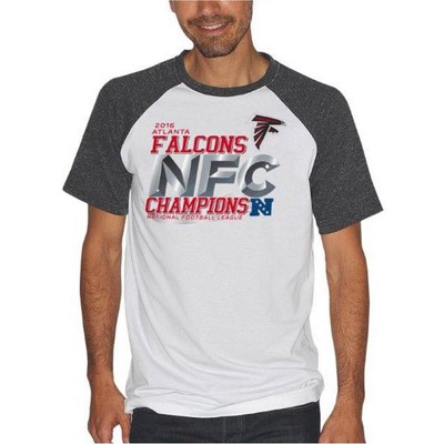 G-III Sports Mens Atlanta Falcons NFC Champs Graphic T-Shirt, White, XX-Large