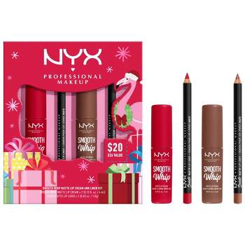 NYX Professional Makeup Smooth Whip/Liner Vault Cosmetic Holiday Gift Set - 0.96oz/4pc