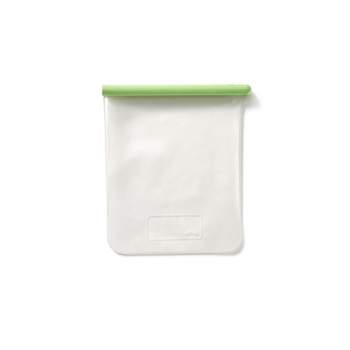 Lekue Reusable Silicone Flat Bags, Airtight for Storage, 17 oz, Small