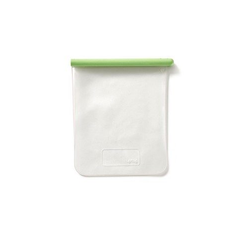 Lekue Reusable Silicone Flat Bags, Airtight for Storage, 51 oz, Large