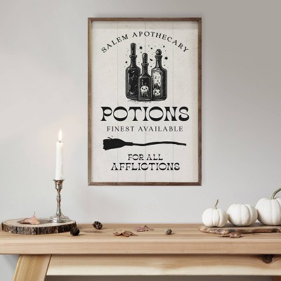 Kendrick Home Potions Finest Available Wall Art White