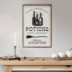 Kendrick Home Potions Finest Available Wall Art White - 1 of 4