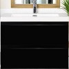 30" Wall-Mounted Bathroom Vanity with Resin Sink – Floating Bathroom Cabinet with Soft-Close Hinges,Floating Vanity Cabinet - 4 of 4