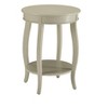 NicBex 18"W Round Sofa Table with Storage Shelf Space-Saving Couch Table for Small Spaces - 2 of 4