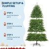 Christmas Tree with Lights, Prelit Artificial Christmas Tree with 659 Branch Tips, Easy to Assemble Holiday Decor for Home, Office, Party - 4 of 4