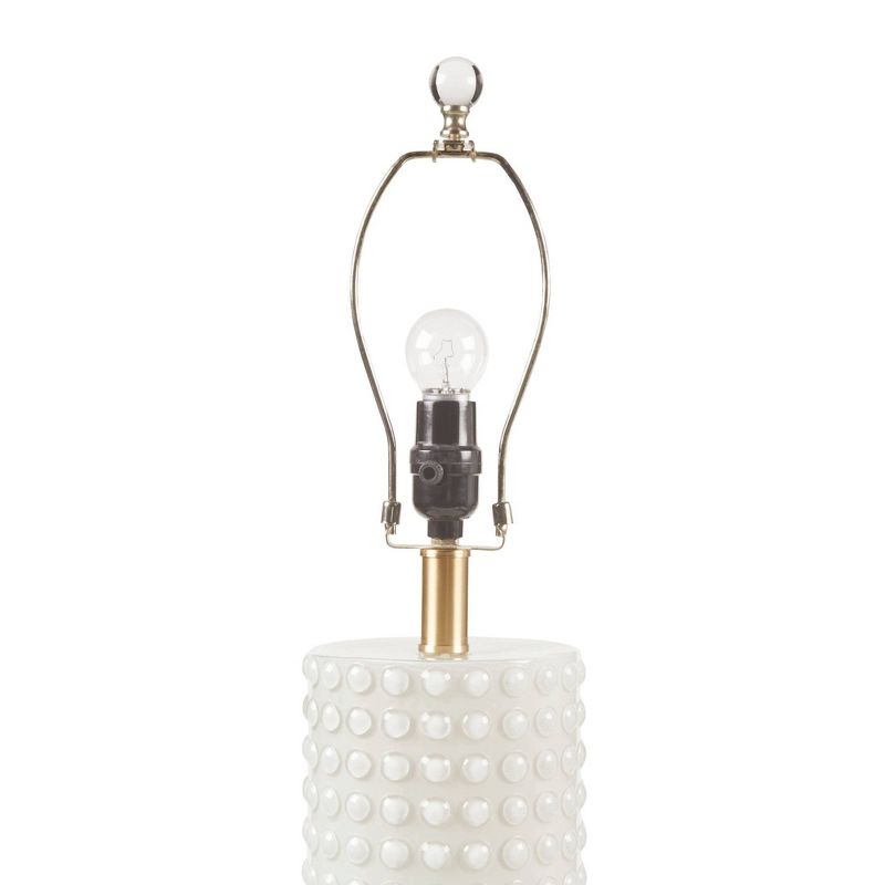 Grace Ivy Textured Dot Table Lamp (Includes LED Light Bulb) White/Gold - Ink+Ivy, 2 of 9