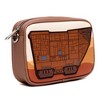 Star Wars Bag, Crossbody, Jawa Sandcrawler and Jawa Pose, Brown, Vegan Leather - 2 of 4