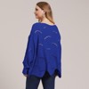 Coolmee Women's Plus Size Sweater Fall Batwing Long Sleeve Crochet Hollow Out Pullover Knit Sweaters Jumper Tops - 3 of 4