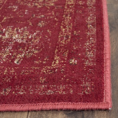 Elegant Rose Hand-Knotted Viscose 5' x 7' Rectangular Rug