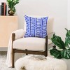 Deny Designs Avenie Modern Craft Greek Key Square Indoor Throw Pillow - 2 of 4