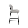 New Classic Furniture,Blythe Vegan Leather Counter Chair in Ivory (Set of 2) - 4 of 4