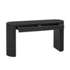 NicBex Modern Console Table with 2 Drawers,Entryway Table with Pine Veneer & Vertical Striped,Foyer Tables for Entryway,Living Room - 2 of 4