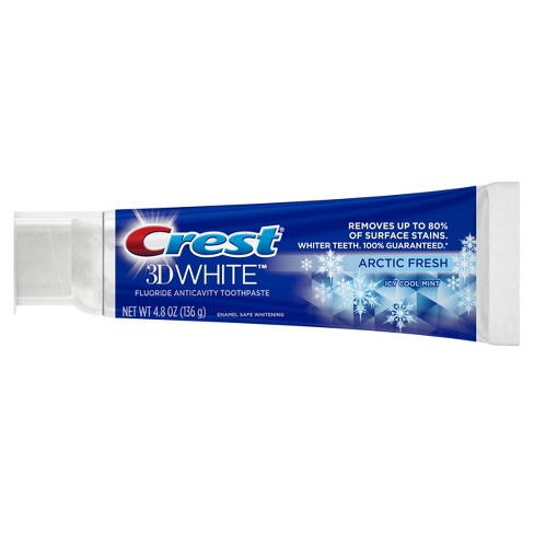 Crest 3D White Arctic Fresh Whitening Toothpaste - Icy Cool Mint 4.8 oz ...