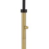 Possini Euro Design Modern Industrial 62 1/2" Tall Standing Floor Lamp Downbridge Arc Black Gold Metal Brass Finish Living Room Bedroom House Reading - 4 of 4