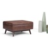 NicBex Faux Leather Storage Ottoman Bench,Upholstered Storage Ottoman with Versatile Use and Safety Hinge,Storage Bench for Living Room,Bedroom - 2 of 4