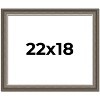 PosterPalooza | Weathered Black Picture Frame - UV Acrylic, Backing Board, Hanging Hardware Included - 2 of 4