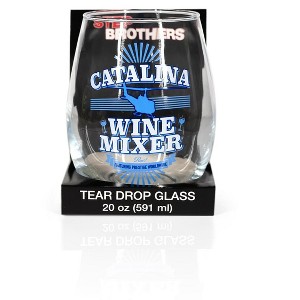 Silver Buffalo Step Brothers - Catalina Wine Mixer 20oz Drinking Stemless Wine Glass - 1 of 2