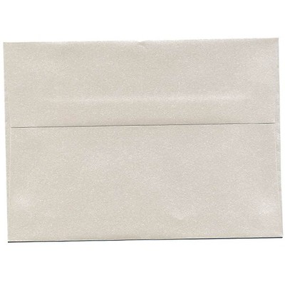 JAM Paper A7 Metallic Invitation Envelopes 5.25 x 7.25 Stardream Quartz V018276I