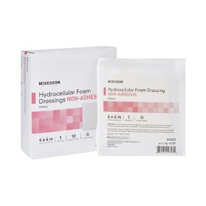 McKesson Foam Dressing, Non-Adhesive, 4 x 4 in - 1 of 4