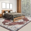 Acekool 2x6 Washable Runner Rug - Non-Slip Entryway Carpet, Low-Pile Grey Indoor Mat for Hallway, Kitchen, Laundry Room - 2 of 4