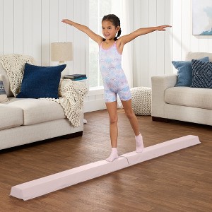 Best Choice Products 8ft Folding Floor Balance Beam 2-Panel for Gymnastics Practice, Exercise - 1 of 4