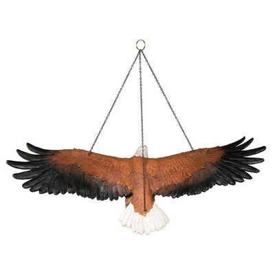 Flight of Freedom Resin Eagle Statue in Multicolor