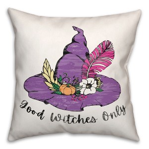 Creative Products Good Witches Only 18 x 18 Spun Poly Pillow - 1 of 3