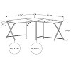 Monarch Specialties Computer Desk Home Office Corner 55InchL L Shape Work Laptop Metal Laminate Brown Black Contemporary Modern - 3 of 4