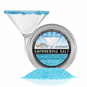 Brew Glitter Colorful Cocktail Rimming Glitter Salt Series (1x 4oz Tin) - 1 of 4