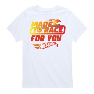 Boys' - Hot Wheels - Valentine's Made to Race Short Sleeve Graphic T-Shirt - 1 of 4