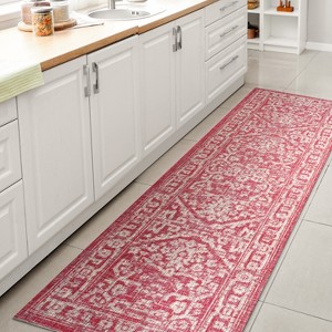 JONATHAN Y Malta Bohemian Medallion Textured Weave Indoor/Outdoor Area Rug - 1 of 4