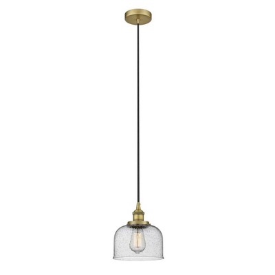Bell - 1 Light Cord Hung Mini Pendant In Modern Style-9.5 Inches Tall and 8 Inches Wide