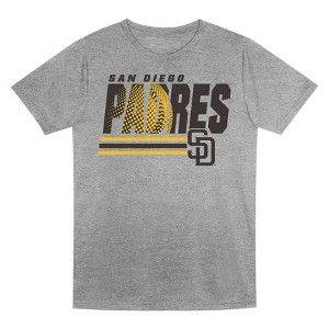 MLB San Diego Padres Boys' Gray Poly T-Shirt - 1 of 1