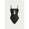 Women's RUCHED CUTOUT ONE PIECE - WE WORE WHAT - 3 of 4