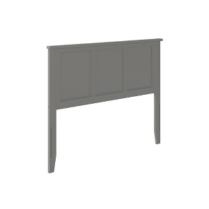 AFI Furnishings Madison Full Headboard with Turbo Charger in Grey - 1 of 4