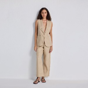 Reistor Women's Wide Leg Pants in Hemp - 1 of 4