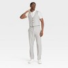 Houston White Adult Houndstooth Suit Vest - Gray - image 3 of 3