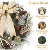 24 Inch Christmas Wreath - Outdoor Wreath, 8 Function Holiday Decoration, Festive Christmas Decor - 3 of 4