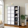 Mlezan 71" Metal Locker: Steel Storage for Bedroom, Gym, School, Office, or Garage.Ideal for Employee or Personal Use. - 4 of 4