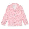 Sleep On It Girls 2-Piece Long-Sleeve Button-Up Pajama Set with Plush Headband Gift - 2 of 4