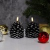 Lumabase 2ct Battery Operated Pinecone Candles - 3 of 4